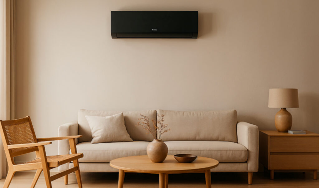 installation climatisation réversible gree maison