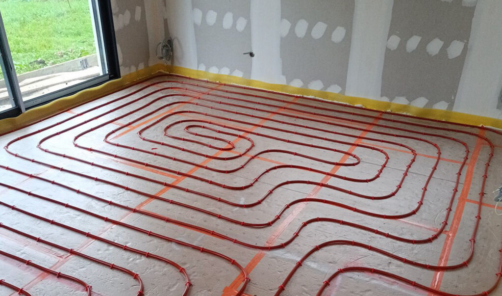 installation plancher chauffant apremont savoie